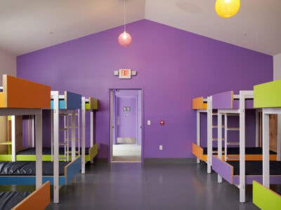 bunk beds at camp