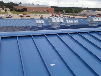 Kynar 500 coated roof panels