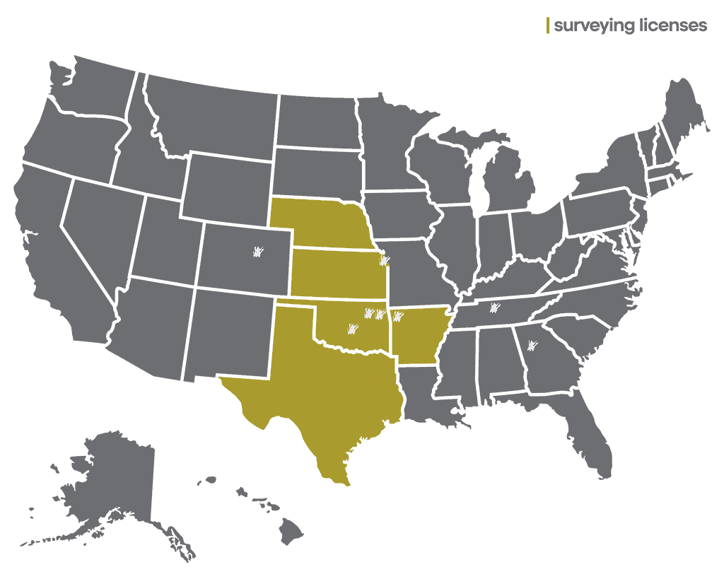 Surveying Licensure Map
